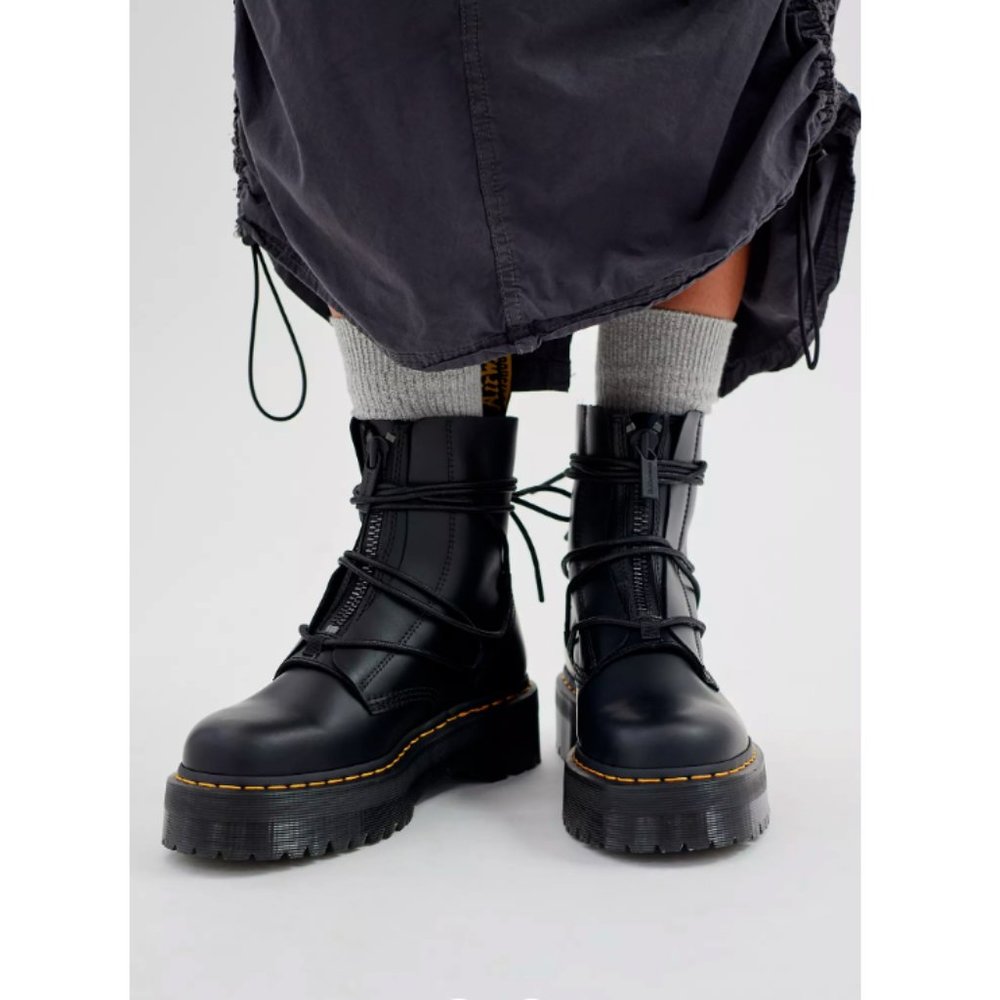 Dr. Martens Black Platform Boots - Picture 14 of 16